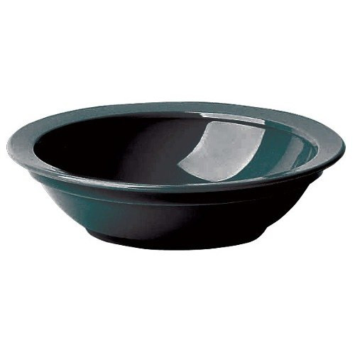 Cambro 60CW110 10.9 Oz. Black Polycarbonate Round Camwear Bowl