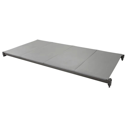 Cambro CBSK2130S1580 30" W x 21" D Brushed Graphite Polypropylene Solid Camshelving Basics Plus Shelf Plate Kit