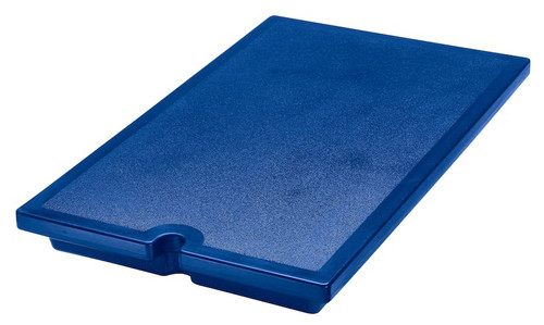 Cambro VCSCNL186 27"L x 20.38"W x 8.50"H Navy Blue Straight Connector Connects Versa Cart To Low Height Versa Food Bar/Work Table