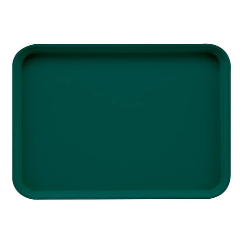 Cambro 1622414 16" x 22" Rectangular Fiberglass Teal Camtray - 12/Case
