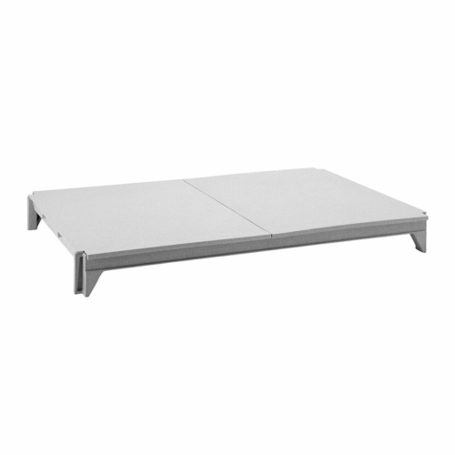 Cambro CPSK1860S4480 60" W x 18" D Speckled Gray Polypropylene Solid Camshelving Elements Shelf Plate Kit