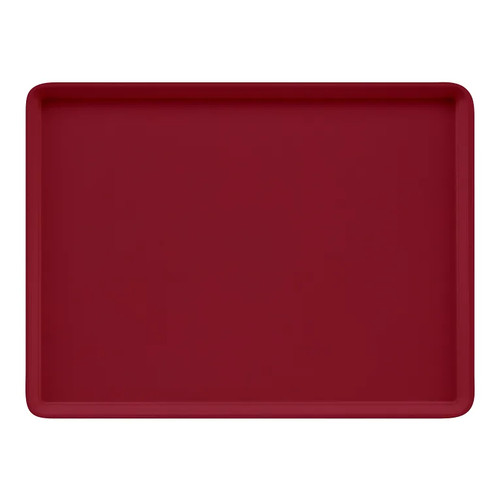 Cambro 16225522 16.5" x 22.5" Rectangular Fiberglass Burgundy Wine Camtray - 12/Case