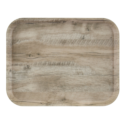 Cambro 1520DC820 20.20" W x 0.93" H x 14.94" D Light Olive Textured Surface Fiberglass Rectangular Decor Series Camtray - 12/Case