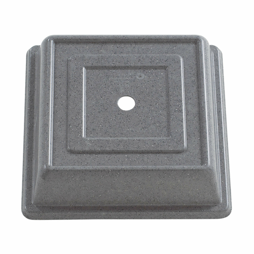 Cambro 978SFVSNH191 10" Garnite Gray Fiberglass Square Versa Camcover Plate Cover (144 Each Per Case)