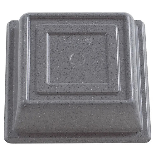 Cambro 978SFVSNH191 10" Garnite Gray Fiberglass Square Versa Camcover Plate Cover - 12/Case