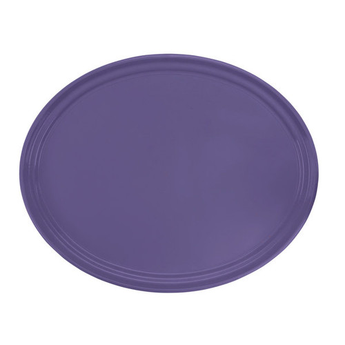 Cambro 2700551 26.88" x 22" Grape High-Impact Fiberglass Oval Camtray - 6/Case