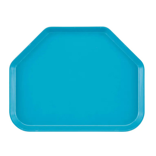 Cambro 1418TR105 14" x 18" Horizon Blue Trapezoid High-Impact FiberglassCamtray - 12/Case