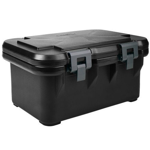 Cambro UPCS180110 24.5 Qt. Black Polypropylene Top Loading S-Series Ultra Pan Carriers