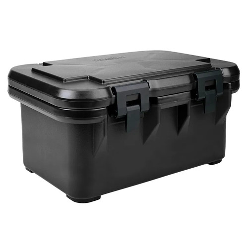 Cambro UPCS180110 24.5 Qt. Black Polypropylene Top Loading S-Series Ultra Pan Carriers