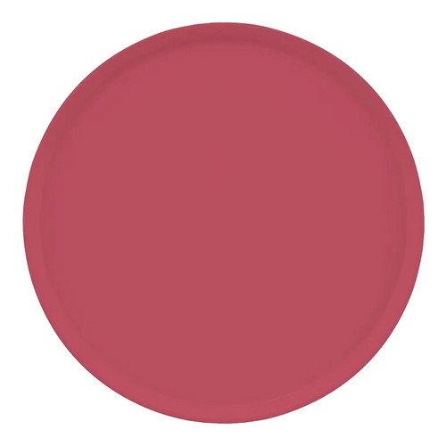 Cambro 1950410 19.5" Raspberry Cream Fiberglass Round Serving Camtray - 12/Case