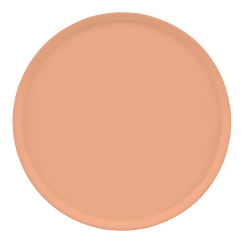 Cambro 1950117 19.5" Peach Fiberglass Round Serving Camtray - 12/Case