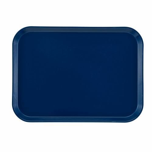 Cambro 1622123 16" x 22" Rectangular Fiberglass Amazon Blue Camtray