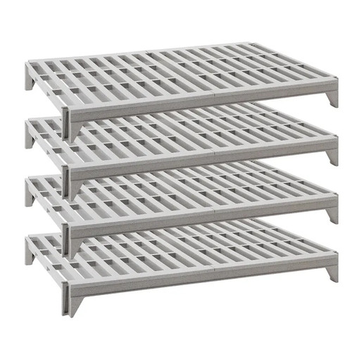 Cambro CPSK1854V4480 54" W x 18" D Speckled Gray Polypropylene Vented Camshelving Elements Shelf Plate Kit