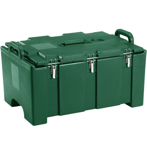 Cambro 100MPC519 40 Qt. Kentucky Green Polyethylene Top Loading Full Size CamCarrier