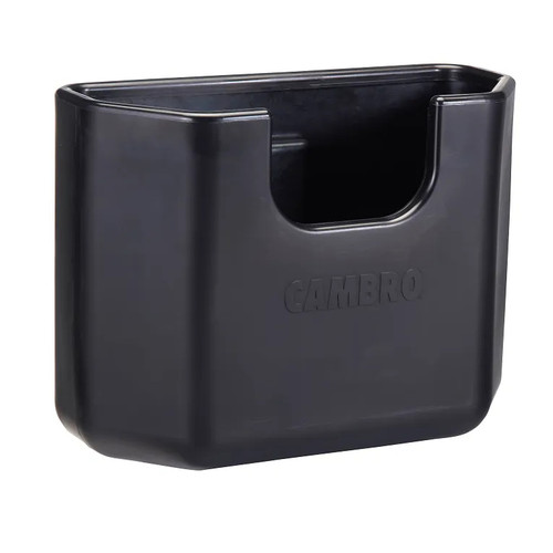 Cambro QCSB110 16" W x 12.20" H x 7" D Black Small Quick Connect Silverware Bin