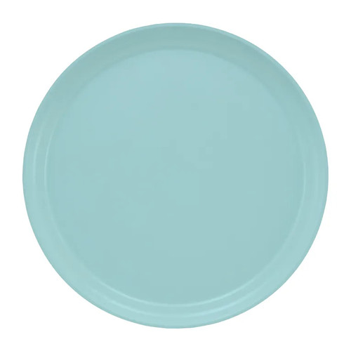 Cambro 1300177 13" Dia. Sky Blue Round Fiberglass Serving Camtray - 12/Case