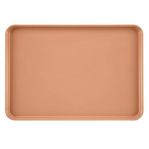 Cambro 1826117 17.88" x 25.75" Dark Peach High-Impact Fiberglass Rectangular Camtray - 6/Case