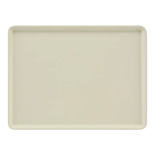 Cambro 16225538 16.5" x 22.5" Cottage White High-Impact Fiberglass Rectangular Camtray - 12/Case