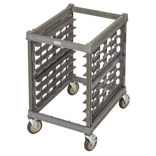 Cambro UPR1826U8580 90 Lb. Brushed Graphite Composite Plastic Under Counter Unit Camshelving Ultimate Sheet Pan Rack