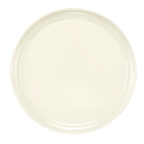 Cambro 1550148 16" Dia. Round Fiberglass White Serving Camtray - 12/Case