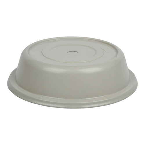Cambro 103VSNH10 10.19" Antique Parchment Fiberglass Round Versa Camcover Plate Cover - 12/Case
