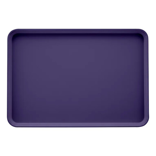 Cambro 2025551 25.56" x 20.75" Grape High-Impact Fiberglass Rectangular Camtray - 6/Case