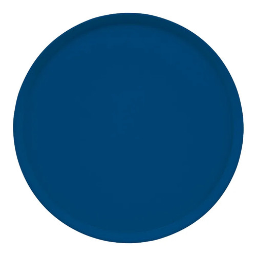 Cambro 1950123 19.5" Amazon Blue Fiberglass Round Serving Camtray - 12/Case