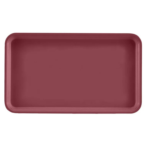 Cambro 915410 8.75" x 15" Raspberry Cream High-Impact Fiberglass Rectangular Camtray - 12/Case