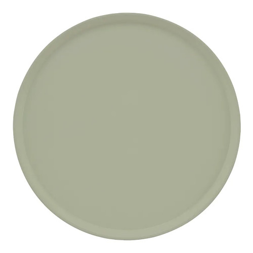 Cambro 1950101 19.5" Antique Parchment Fiberglass Round Serving Camtray - 12/Case