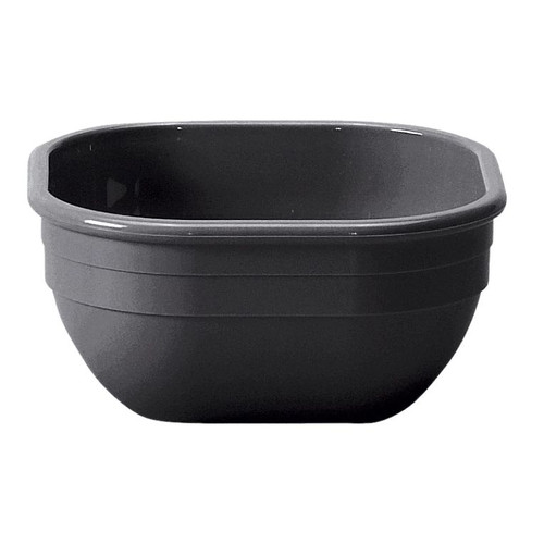 Cambro 10CW110 9.4 Oz. Black Polycarbonate Heat Resistant Camwear Bowl - 48/Case