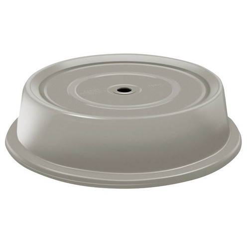 Cambro 1014VS191 10.88" Gray Fiberglass Round Versa Camcover Plate Cover - 12/Case