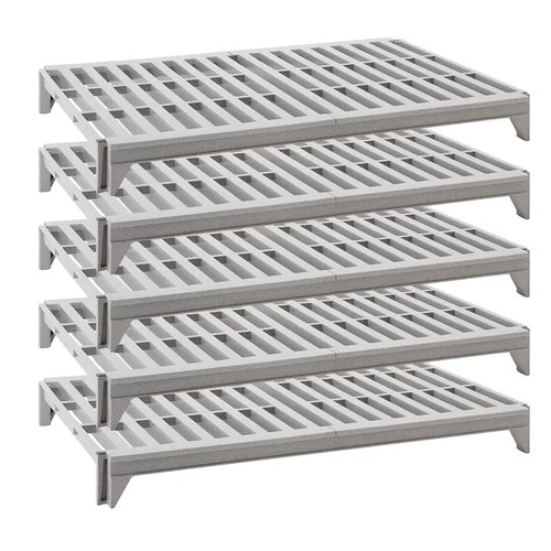 Cambro CPSK2148V5480 48" W x 21" D Speckled Gray Polypropylene Vented Camshelving Elements Shelf Plate Kit