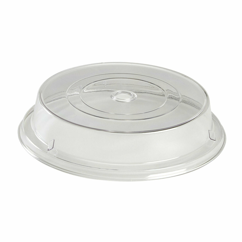 Cambro MDCPC9CW135 9.13" Clear Lightweight Polycarbonate Stackable Round Camwear Camcover