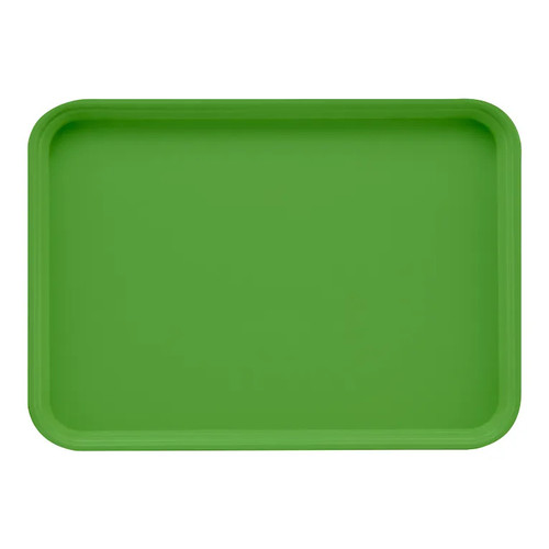 Cambro 1622113 16" x 22" Rectangular Fiberglass Limeade Camtray - 12/Case