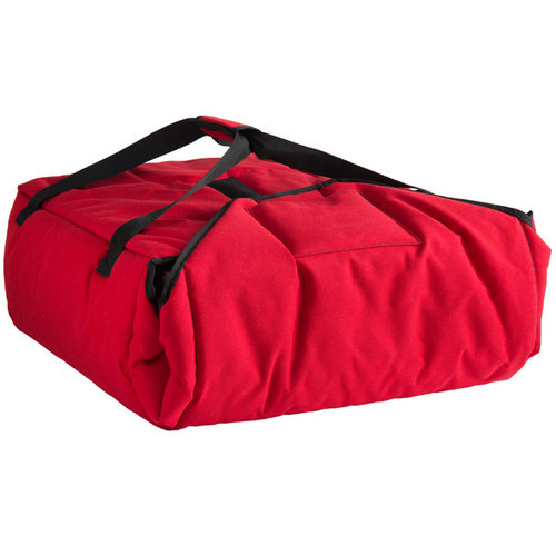 Cambro GBPP318521 (3) 18" Pizza Capacity Cambro Red Nylon Fabric GoBag Premium Pizza Delivery Bag