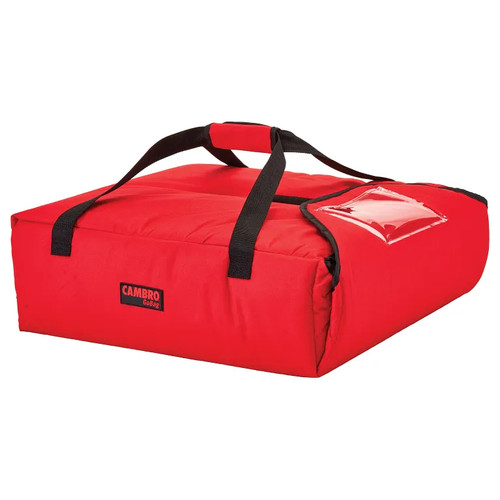 Cambro GBPP318521 (3) 18" Pizza Capacity Cambro Red Nylon Fabric GoBag Premium Pizza Delivery Bag