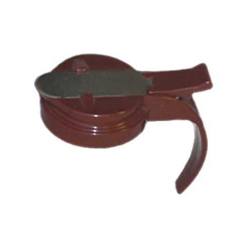 Vollrath 614T-18 Almond Plastic Top Only Dripcut Syrup Server