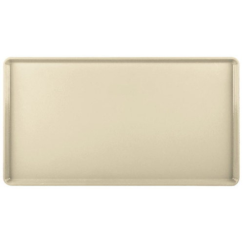Cambro 1222D537 12" X 22" Rectangular Cameo Yellow Dietary Tray - 12/Case