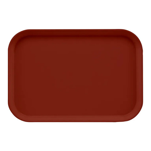 Cambro 1015501 10" x 15" Real Rust Fiberglass Rectangular Camtray - 24/Case