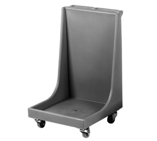 Cambro CD2020H615 350 Lb. Charcoal Gray Polyethylene Camdolly with Push Handle