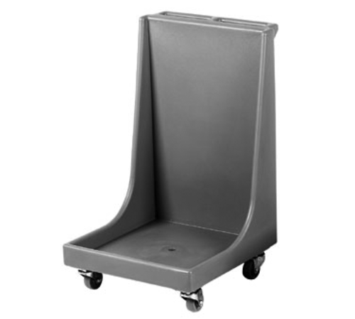 Cambro CD2020H615 350 Lb. Charcoal Gray Polyethylene Camdolly with Push Handle