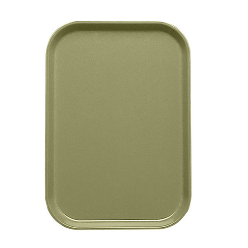 Cambro 1015428 10" x 15" Olive Green Fiberglass Rectangular Camtray - 24/Case