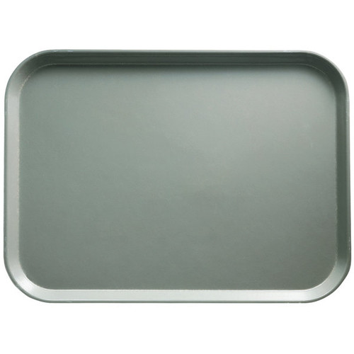 Cambro 3242107 31.9 Cm x 41.9 CmRectangular Metric Pearl Gray Fiberglass Camtray - 12/Case