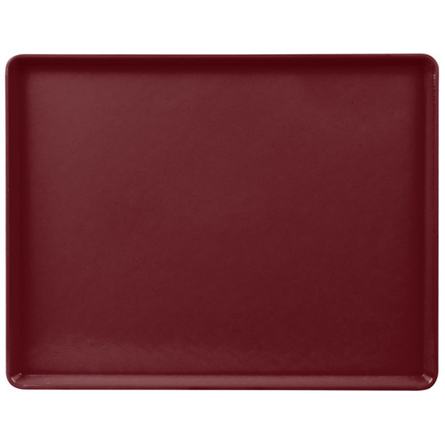 Cambro 1418D522 14" X 18" Rectangular Burgundy Wine Dietary Tray - 12/Case
