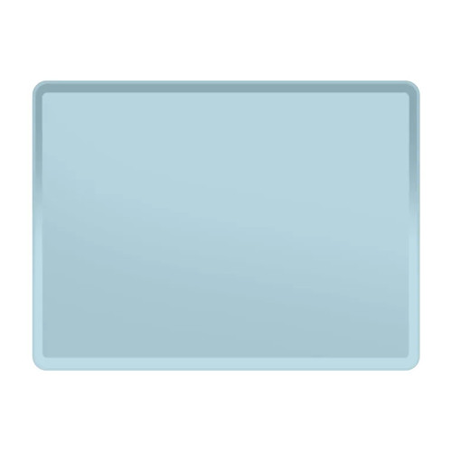 Cambro 1520D177 15" X 20.18" Rectangular Sky Blue Dietary Tray - 12/Case