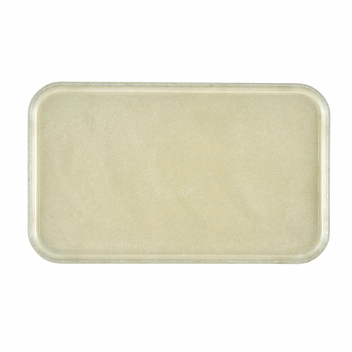Cambro 1220D101 12" X 20" Rectangular Antique Parchment Dietary Tray - 12/Case