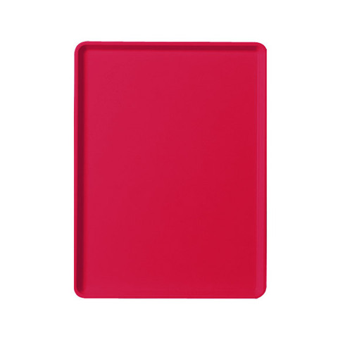 Cambro 1220D521 12" X 20" Rectangular Cambro Red Dietary Tray - 12/Case