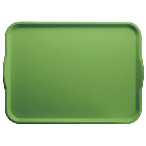 Cambro 1418H113 14" X 18" Rectangular Lime-Ade Camtray Dietary Tray - 12/Case