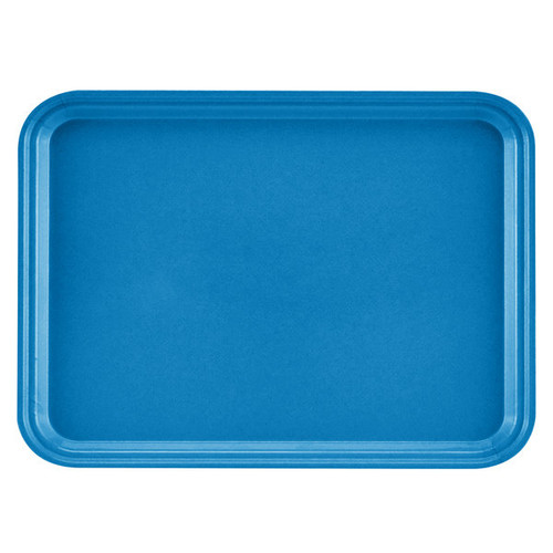 Cambro 2632105 10.44" x 12.75" Horizon Blue GN.5 Size Rectangular Fiberglass Metric Camtray - 12/Case