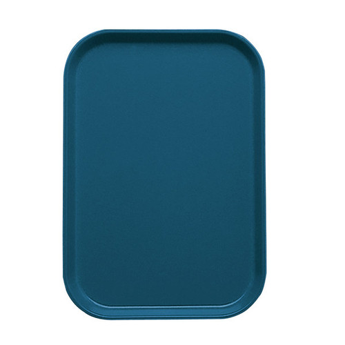 Cambro 1015401 10" x 15" Slate Blue Fiberglass Rectangular Camtray - 24/Case